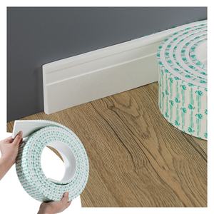 Plinthe autocollante en EVA peignable, à <span class=keywords><strong>coller</strong></span> et à dé<span class=keywords><strong>coller</strong></span>, blanche, pour la décoration intérieure moderne <span class=keywords><strong>des</strong></span> maisons et <span class=keywords><strong>des</strong></span> hôtels - Product Image 1