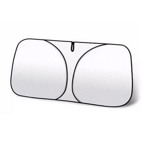 360 <b>Degree</b> Angle Folding Car Front Windshield Sunshade Umbrella Heat Shield UV Protection Hanging Function Universal Fit Metalu - Product Image 1