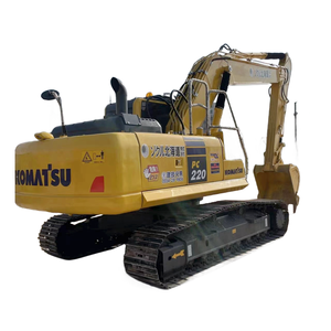 Excavadoras grandes sobre orugas hidráulicas usadas Komatsu de buena calidad, 22ton pc220 220-8MO, excavadoras de cubo de segunda mano - Product Image 1
