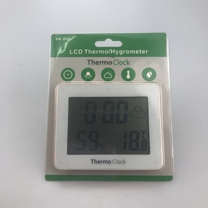 Electronic Clock With Thermometer And Hygrometer Extra Large Screen Digital Rectangle Battery Powered Multifunctional Clock - Product Image 2