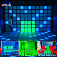 Piso de Baile LED Interactivo con Temática Multijuego Personalizable, Fácil Instalación, Material ABS, Alto CRI 85, para Juegos Activos en Interiores