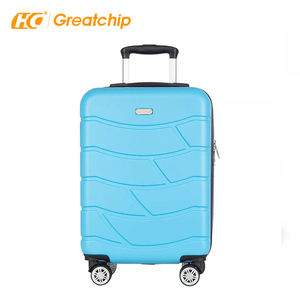 여행 캐빈 ABS + PC 사용자 정의 태그 캐리 온 트롤리 가방 카트 여행 수하물 롤러 가방 수하물 세트 - Product Image 3