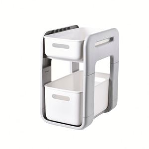 <b>Kitchen</b> Racks Organizer Pull-Out <b>Storage</b> Shelf Bathroom Counter Under Sink Organizer Rack - Product Image 5