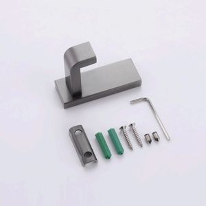 ชุดอุปกรณ์ห้องน้ำสแตนเลสติดผนัง 5 ชิ้น รุ่นโมเดิร์น รับผลิตแบบ OEM/ODM ราวแขวนผ้าเช็ดตัว - Product Image 2