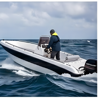 Bateau de plaisance 4,3 m Chaser 430 en fibre de verre pour la pêche en mer et en lac, loisirs nautiques