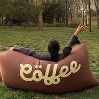 Canapé gonflable moderne et minimaliste pour festival de musique, camping, pique-nique, lit d'appoint portable pour adulte, en tissu Oxford épaissi pour l'extérieur