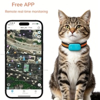 Traceur GPS étanche en plastique pour chiens et chats avec suivi en temps réel AGPS/GSM 4G 2026