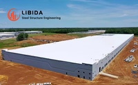 Edificio per Stoccaggio a Freddo Economico e Ben Isolato per Distribuzione Regionale di Prodotti da Forno Surgelati, Strutture in Acciaio