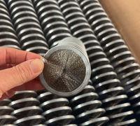 Brosse industrielle personnalisée en acier inoxydable à poils métalliques enroulés pour l'élimination de la rouille et le débavurage