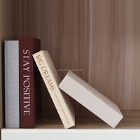 Boîtes de présentation de livres de table basse en carton avec couvercles magnétiques, design personnalisé, logo, décoration, faux lin, imitation lin