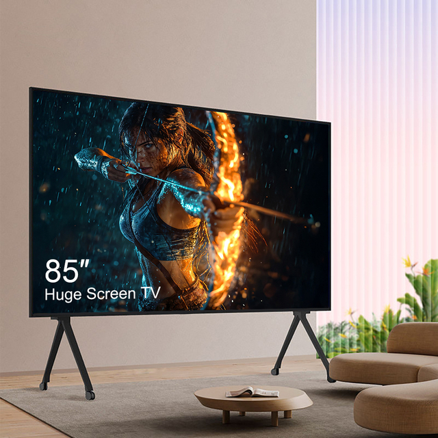 Television 4K Ultra HD LED Tv 85 Inch Android Smart Tv 86 Inch Tempered Glass Tv