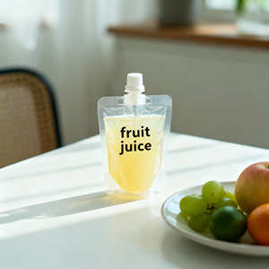 חומר מרוכב נגד דליפת מכסה חומר מרוצף שקית מזון כיתה חם מילוי פירות ריפה מיץ ג 'לי - Product Image 5