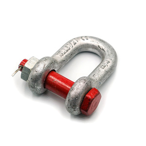 <span class=keywords><strong>G213</strong></span> G215 G2130 G2150 Acier forgé 3/8 1/2 5/8 Manille de grue galvanisée Manille d'arc en D - Product Image 4