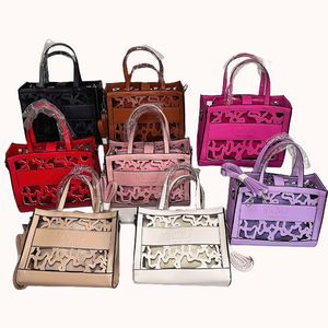 Bolso Tote Smartjoy 2025, Nuevo Diseño Retro con Patrón Calado, Color Sólido, Bolso de Mano Elegante - Product Image 6