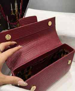 Bolsos de Mano de Cuero Vacuno con Diseño de Lagarto, Forro de Cuero Genuino Duradero, Decoración de Perlas, Bolsos de Hombro Pequeños de Lujo para Mujer - Product Image 5