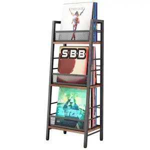 Vinyl kỷ lục lưu trữ chủ kỷ lục đứng nhỏ lưu trữ Rack cho Vinyl ghi tổ chức