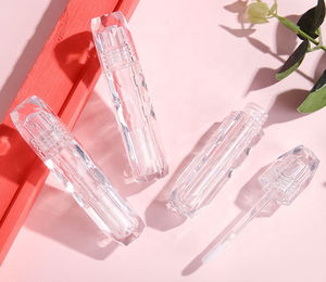 Tube à lèvres transparent en forme de losange de 2,5 ml, tube à lèvres DIY, tube à gloss - Product Image 5