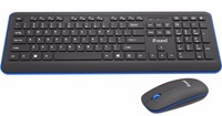 Penjualan pabrik laris Kombo Keyboard nirkabel 2.4Ghz Keyboard nirkabel desain ramping untuk penggunaan komputer kantor dan rumah