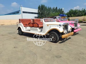 Mejor Precio al por Mayor: Coches Eléctricos Clásicos de Turismo, Estilo Vintage, 11 Asientos, Motor de 4000W, Velocidad de 30-40km/h - Product Image 4