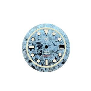 カスタムメイドのクリスタルチタン製時計文字盤、OEMデザイン対応、高品質時計部品文字盤、超夜光仕様 - Product Image 2