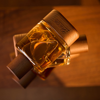 GUCOR Série Forêt Eau de Toilette – Flacon en Verre Haute Transparence Personnalisé avec Vaporisateur Fin – Parfum Français