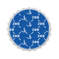 ZPB Zeta Phi Beta Sweet Brand - Arte de Pared con Tapa de Botella de Aluminio Ecológica, Impresión Digital, Estilo Moderno para Uso Promocional en Bares