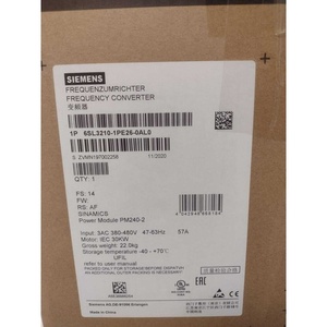 หมายเลขสั่งซื้อ 6SL3210-1PE26-0AL0 Sinamics G120 Pm240-2 30Kw Plc - Product Image 1