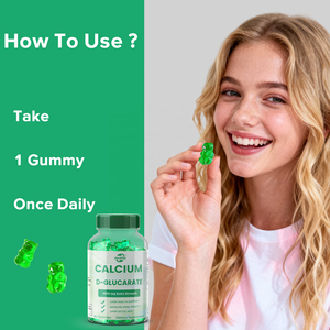 Haccp OEM ODM Calcium D-Glucarate Gummies Cleanse Supplement for Men and Women, Metabolism Supports - Product Image 5