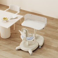 Chaise de bureau étudiante anti-affaissement Tenwin 2806 à prix d'usine, ensemble pivotant double mode pour correction de posture, en plastique, sécuritaire pour chambre à coucher