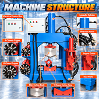 Machine de recyclage automatique de stators de moteurs électriques hydrauliques WP-M5, équipement de récupération de bobinages en cuivre, 7,5 kW, 200 pièces/h