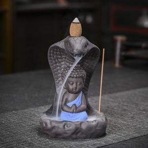 Brûleur d'<span class=keywords><strong>encens</strong></span> <span class=keywords><strong>cascade</strong></span> Ganesha, décorations bouddhistes et hindoues, fontaine de fumée à refoulement pour cônes d'<span class=keywords><strong>encens</strong></span> - Product Image 6