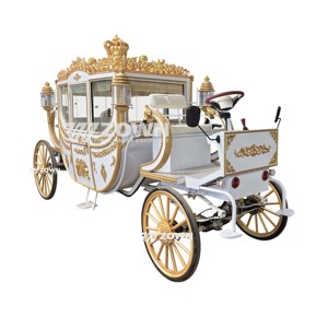 Fabricante Profesional de Carruajes Eléctricos para Caballos, Carroza Real, Carro de Paseo Turístico, Romántico Carro de Boda con Caballos, de 4 Ruedas - Product Image 1