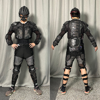 Costume de robot lumineux à LED RGB pour DJ, Halloween, Nouvel An, soirées en boîte de nuit, accessoires de fête
