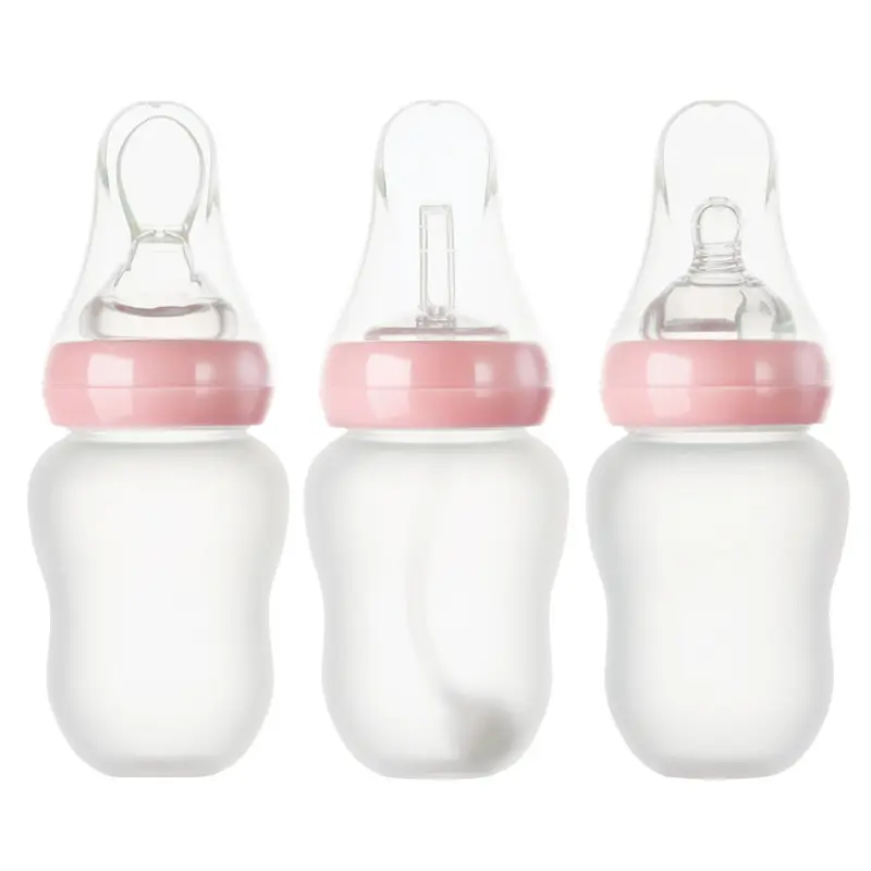 3 In 1 Anti Colic Food Grade Heat Resistant Silicone Baby Bottler BPA Free Newborn Baby Milk Bottle Infant Feeding Bottle
