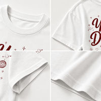 T-shirt personnalisé pour couple, 100 % coton, imprimé DTG, col rond, manches courtes, pour anniversaire de mariage, assorti pour homme et femme