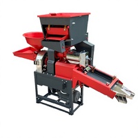 Décortiqueuse de riz à tambour rotatif, machine de nettoyage et de broyage automatique de céréales, moulin à riz, maïs et grains, moteur 3HP, 200kg/h