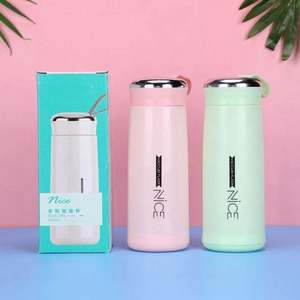 Thermos en verre écologique personnalisé de 400 ml avec poignée - Cadeau publicitaire pour étudiants et grands magasins - Product Image 2