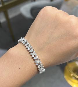 All Fashions Men <b>Women</b> Moissanite <b>Silver</b> Bracelet Dia Jewelry Handcrafted Fashion <b>Bangle</b> - Product Image 6