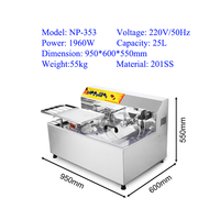 An-QDMECH Nouvelle machine automatique de tempérage et de fusion du chocolat à usage commercial avec du lait, équipement à haute productivité