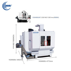 DAHUIMT Centre de machine vertical à 5 axes Métal Drehbank Centre d'usinage de tournage et de fraisage vertical CNC à 5 axes - Product Image 3
