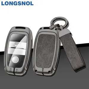 LONGSNOL חדש עור רכב Keychain מפתחות תיק כיסוי רכב מפתח מקרה עבור KIA רכב מרחוק מפתח אבזרים