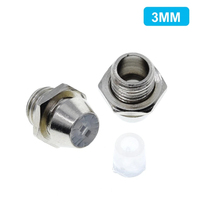 10 pièces/lot cuivre métal 3MM 5MM Diode électroluminescente LED support montage panneau affichage en gros