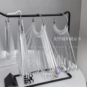 Expositor de Cartas de Colores <span class=keywords><strong>para</strong></span> Uñas, Soporte <span class=keywords><strong>para</strong></span> Muestras de Esmalte en Gel, Forma de Abanico, Soporte <span class=keywords><strong>para</strong></span> Muestras de Uñas, Paleta de Práctica de Esmalte de Uñas - Product Image 3