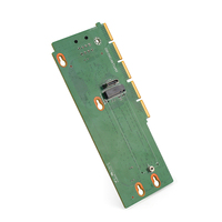 Carte d'extension personnalisée Riser Cards Server PCIE avec 2 * PCIE 16X 2 * PCIE Interface d'alimentation 8 broches Carte mémoire GPU évolutive 2 emplacements