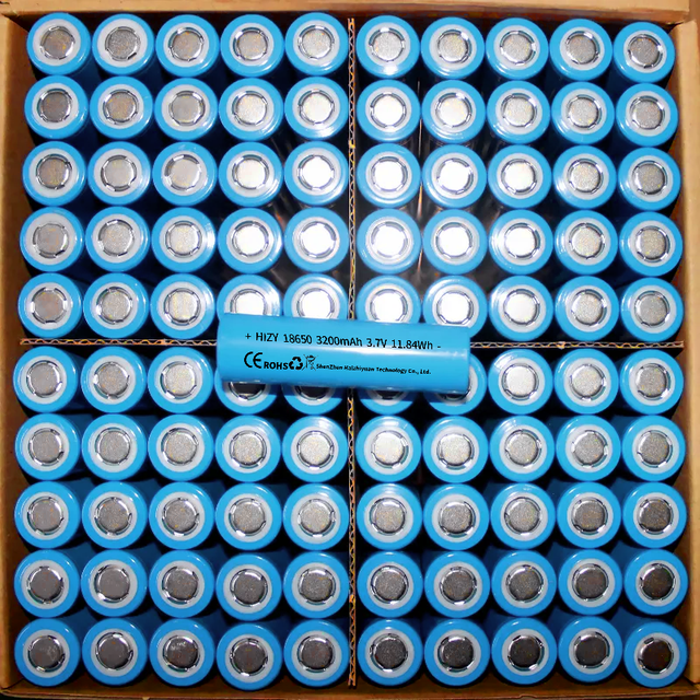 High Performance 18650 3.7V 3200mAh Rechargeable Cylindrical Lithium Ion Battery High Capacity