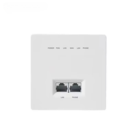 Panel XPON ONU PAC 86 dengan 1GE LAN, 1POTS VOIP Port, Dual Mode GPON EPON ONT, Terminal Serat Optik untuk Pemasangan di Dinding, untuk Proyek FTTH Hotel