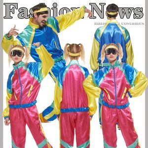 4ourcostumes - Conjunto de Pantalones y Chaqueta Deportiva de Moda de los 80s y 90s para Mujer, Disfraz de Carnaval, Disfraz de Halloween para Adultos - Product Image 4