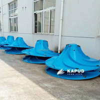 Agitateur à impeller courbé GSJ-2500-7.5 avec pompe pour le mélange des réservoirs de conditionnement des boues et des bassins de traitement, garantie 1 an