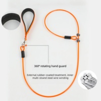 Accessoires pour chien animal ceinture laisse fil de fer forme P corde luxe durable ensemble collier et laisse pour chat chien
