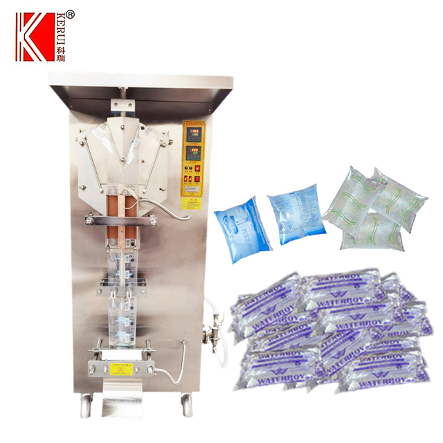 Automatic Small Bag Plastic Pouch Water Milk Juice Liquid Sachet Filling Packing Making Machine